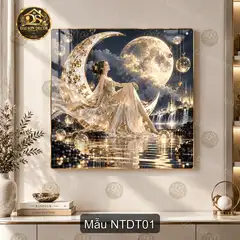 Tranh NTDT01 ánh trăng nghệ thuật