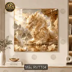 Tranh RVTT04 rồng vàng